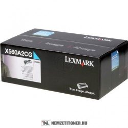 Lexmark X560 C ciánkék toner /X560A2CG/, 4.000 oldal | eredeti termék