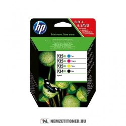 HP X4E14AE BkCMY multipack #No.934XL+#No.935XL tintapatron, 25,5 ml+3x9,5 ml | eredeti termék