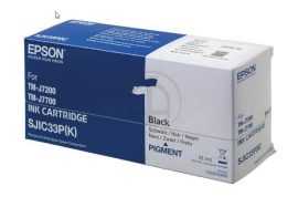 Epson J7200 Bk - fekete tintapatron /C33S020655, SJIC33P(K)/, 43,1ml | eredeti termék