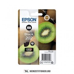 Epson T02F1 PBk fotó fekete tintapatron /C13T02F14010, 202/, 4,1 ml | eredeti termék