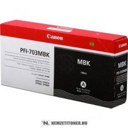 Canon PFI-703 MBK matt fekete tintapatron /2962B001/, 700 ml | eredeti termék