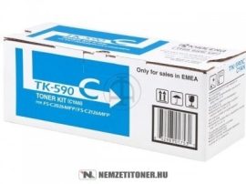 Kyocera TK-590 C ciánkék toner /1T02KVCNL0/, 5.000 oldal | eredeti termék