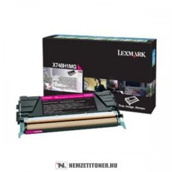 Lexmark X746, X748 M magenta toner /X748H3MG/, 10.000 oldal | eredeti termék