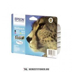 Epson T0715 multipack (T0711,712,713,714 - C13T07154012) tintapatron, 7,4ml + 3x5,5ml | eredeti termék