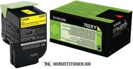 Lexmark CS 510 Y sárga XXL toner /70C2XY0, 702XY/, 4.000 oldal | eredeti termék