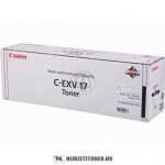Canon C-EXV 17 Bk fekete toner /0262B002/ | eredeti termék