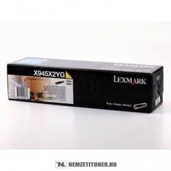 Lexmark X940, X945E Y sárga toner /X945X2YG/, 22.000 oldal | eredeti termék
