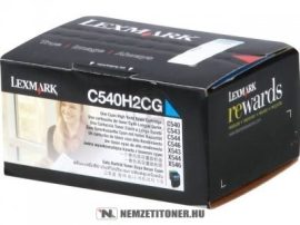 Lexmark C540, C543, C544 C ciánkék XL toner /C540H1CG/, 2.000 oldal | eredeti termék