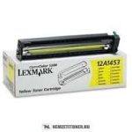  Lexmark C1200 Y sárga toner /12A1453/, 6.500 oldal | eredeti termék