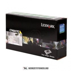 Lexmark C746, C748 Y sárga toner /C746A1YG/, 7.000 oldal | eredeti termék