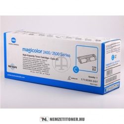 Konica Minolta MagiColor 2400 C ciánkék XL toner /A00W332, 171-0589-007/, 4.500 oldal | eredeti termék