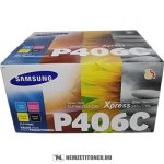   Samsung CLP-360, 365 toner multipack BKCMY /CLT-P406C/ELS/, 1x1.500 oldal+3x1.000 oldal | eredeti termék