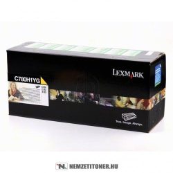 Lexmark C780, X782 Y sárga toner /C780H1YG/, 10.000 oldal | eredeti termék