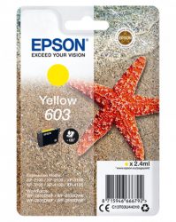 Epson T03U4 Y - sárga tintapatron /C13T03U440010, 603/, 2,4ml | eredeti termék