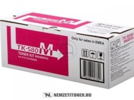 Kyocera TK-580 M magenta toner /1T02KTBNL0/, 2.800 oldal | eredeti termék