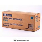   Epson AcuLaser C2000 C ciánkék toner /C13S050036/, 6.000 oldal | eredeti termék
