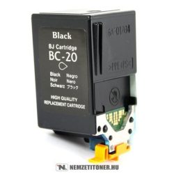 Canon BC-20 Bk fekete tintapatron /0895A002/, 44 ml | utángyártott import termék