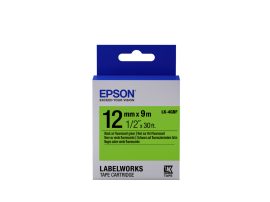 EPSON LK-4GBF BLACK/GREEN 12MM SZALAG (9M)