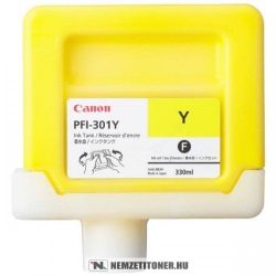 Canon PFI-301 Y sárga tintapatron /1489B001/, 330 ml | eredeti termék