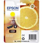   Epson T3344 Y sárga tintapatron /C13T33444012, 33/, 4,5ml | eredeti termék