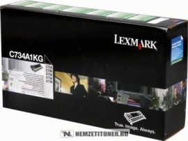 Lexmark C734, X734 Bk fekete toner /C734A1KG/, 8.000 oldal | eredeti termék
