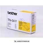 Brother TN-04 Y sárga toner, 6.600 oldal | eredeti termék