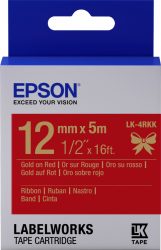 EPSON LK-4RKK GOLD/RED 12MM SZALAG (5M)