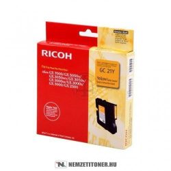 Ricoh Aficio GX 3000, 5050 Y sárga gél tintapatron /405535, GC-21Y/ | eredeti termék