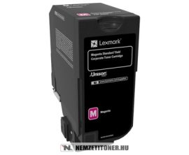Lexmark CS 720 M magenta XL toner /74C2SME/, 7.000 oldal | eredeti termék