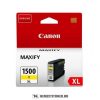 Canon PGI-1500XL Y nagykapacitású sárga tintapatron /9195B001/, 12 ml | eredeti termék