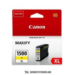 Canon PGI-1500XL Y nagykapacitású sárga tintapatron /9195B001/, 12 ml | eredeti termék
