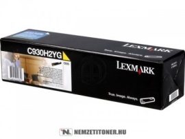 Lexmark C935 Y sárga toner /C930H2YG/, 24.000 oldal | eredeti termék